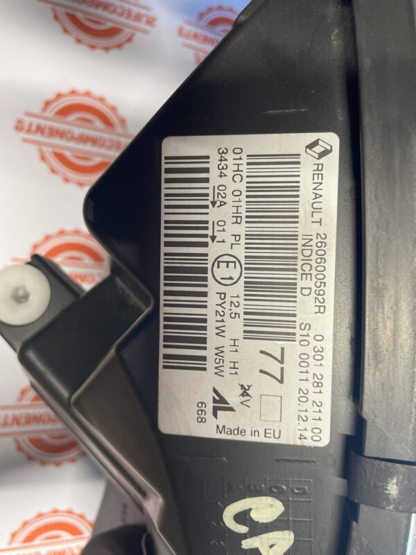 FANALE ANT SX RENAULT  CAPTUR - immagine 3